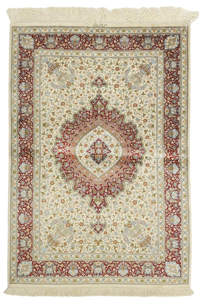 Persian rug Qum Silk 146x99 146x99, Persian rug Hand-knotted