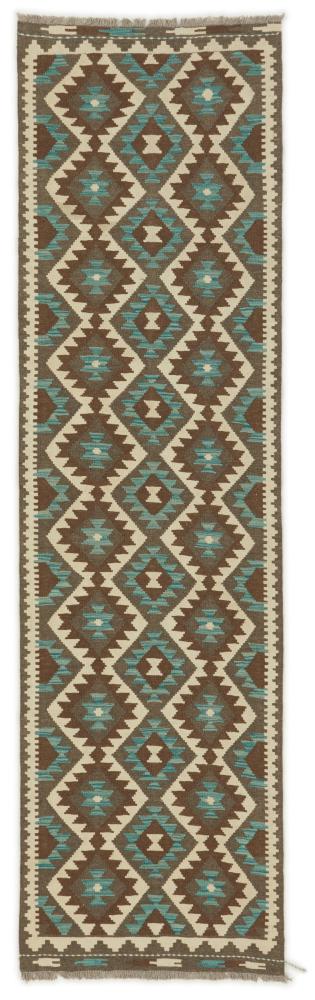 Afghanischer Teppich Kelim Afghan 301x85 301x85, Perserteppich Handgewebt