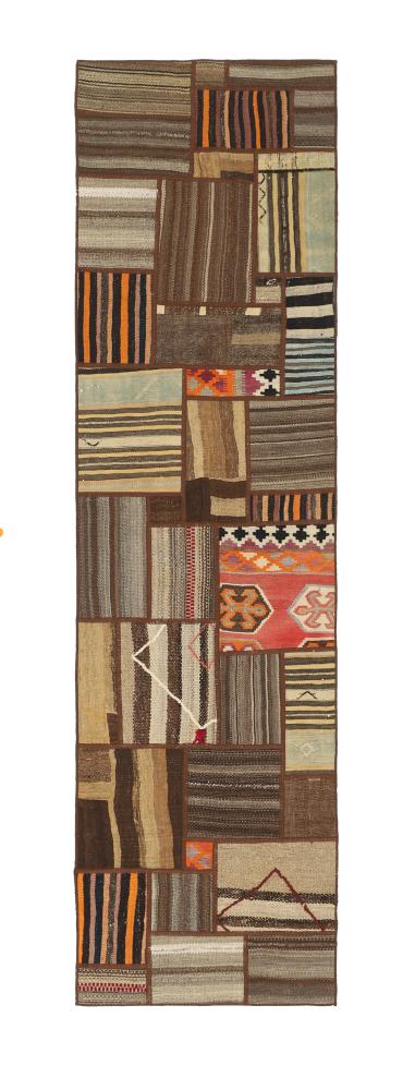 Persian Rug Kilim Patchwork 301x79 301x79, Persian Rug Woven by hand