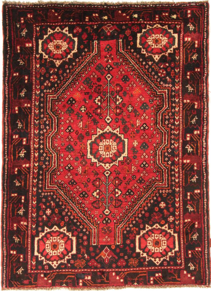 Tapis persan Shiraz 162x119 162x119, Tapis persan Noué à la main