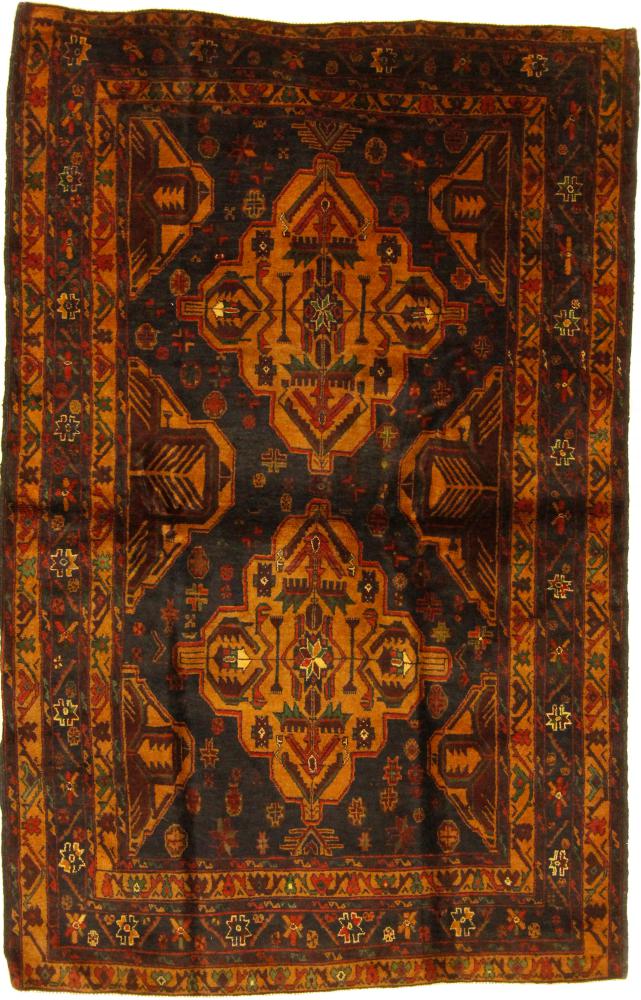 Afghaans tapijt Baluch 199x126 199x126, Perzisch tapijt Handgeknoopte