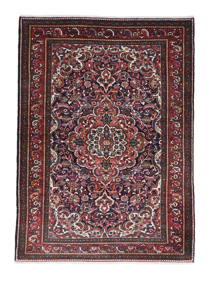 Covor persan Hamadan 207x151 207x151, Covor persan Înnodat manual