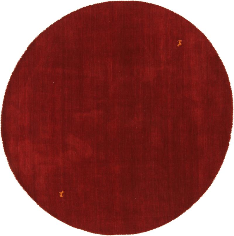 Indo rug Loom Gabbeh Red 195x195 195x195, Persian Rug Loom knotted