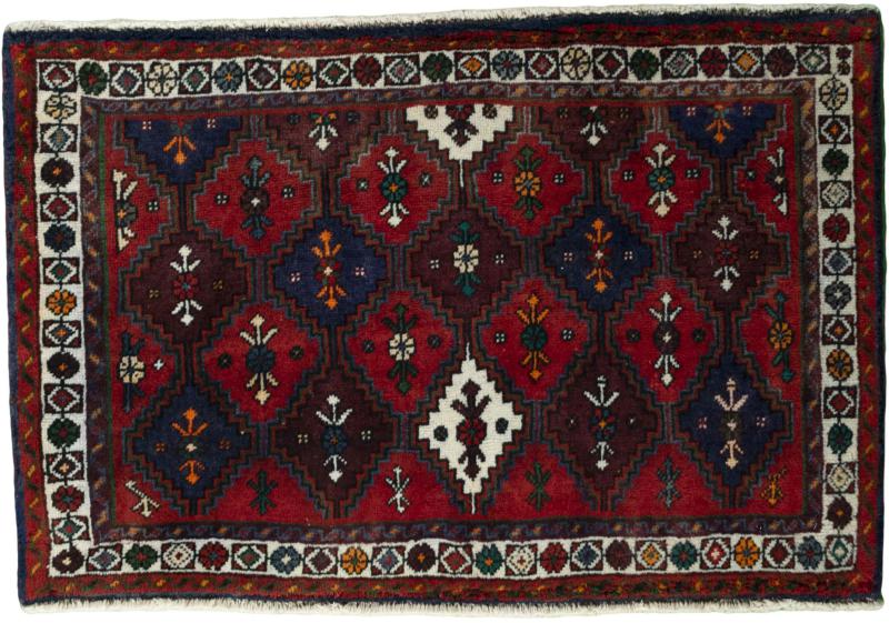 Persian Rug Shiraz 61x89 61x89, Persian Rug Knotted by hand