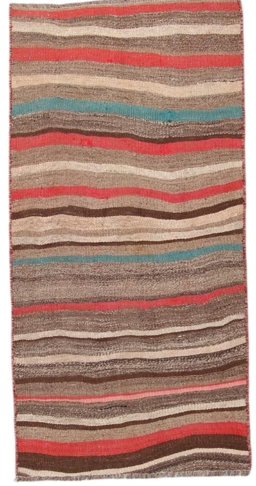 Persisk tæppe Kelim Fars Antikke 196x99 196x99, Persisk tæppe Håndvævet