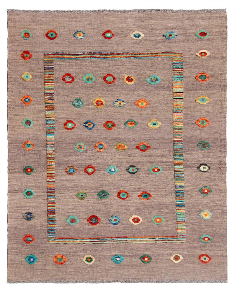 Alfombra afgana Kilim Afghan Nimbaft Edition 198x154 198x154, Alfombra persa Tejido a mano