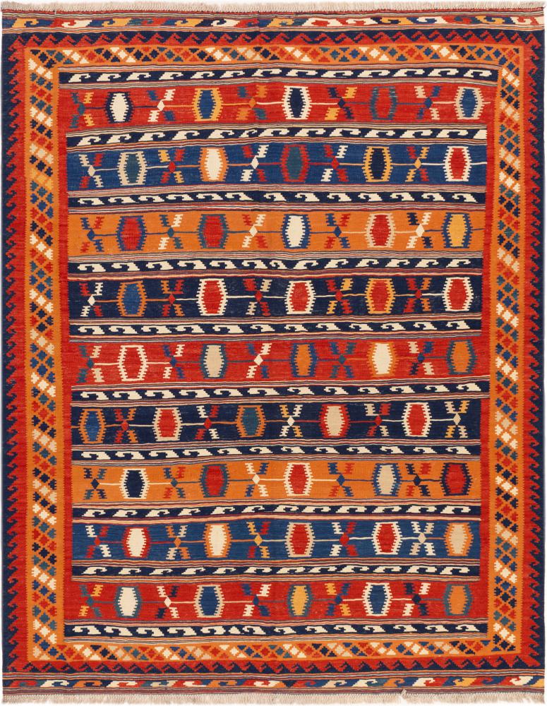 Alfombra persa Kilim Fars Ghashghai 287x227 287x227, Alfombra persa Tejido a mano