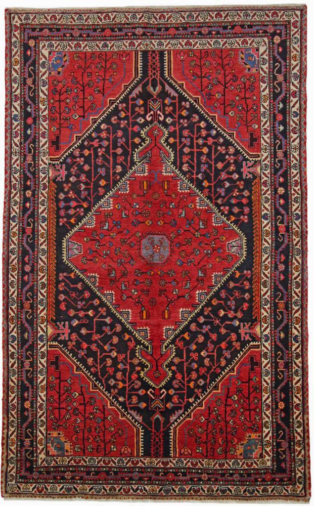 Persisk tæppe Tuyserkan 247x154 247x154, Persisk tæppe Knyttet i hånden