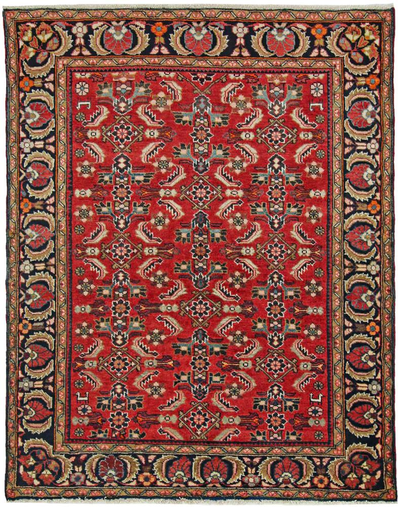 Persisk tæppe Lilian 196x155 196x155, Persisk tæppe Knyttet i hånden