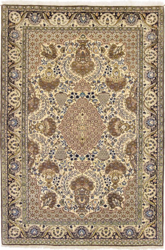 Persian Rug Qum 207x139 207x139, Persian Rug Knotted by hand