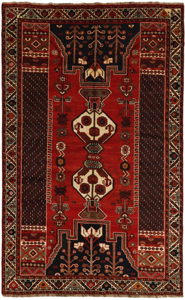 Tapis persan Shiraz 274x164 274x164, Tapis persan Noué à la main