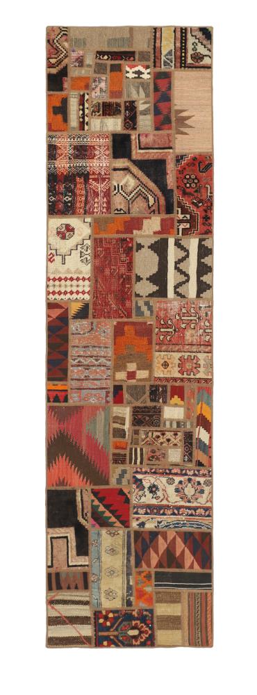 Perzisch tapijt Kilim Patchwork 299x81 299x81, Perzisch tapijt Handgeweven