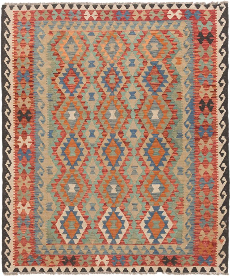 Afgán szőnyeg Kilim Afgán 186x162 186x162, Perzsa szőnyeg szőttesek