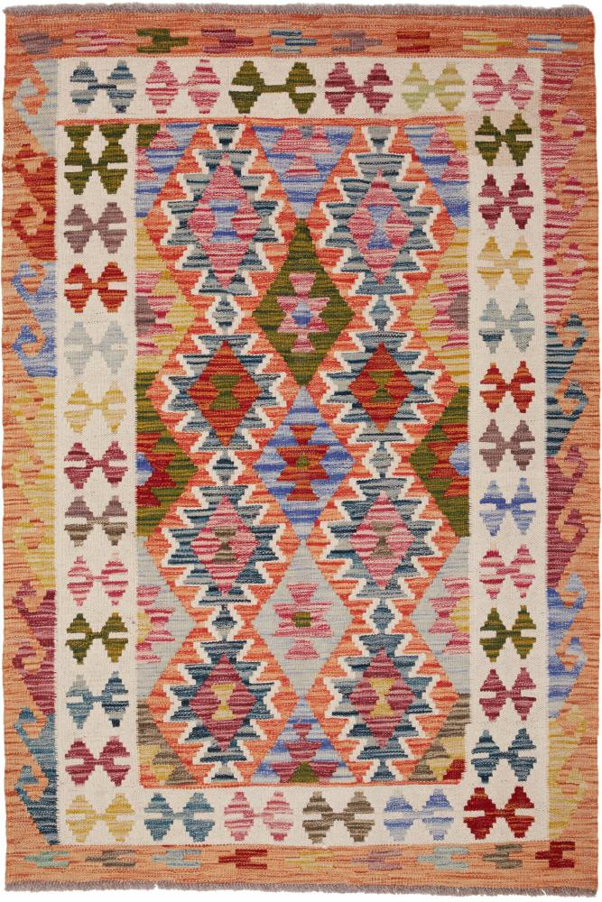 Tapete afegão Kilim Afegão 149x102 149x102, Tapete persa Tecido à mão