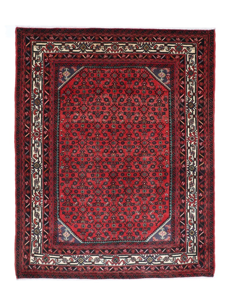 Covor persan Hamadan 199x161 199x161, Covor persan Înnodat manual