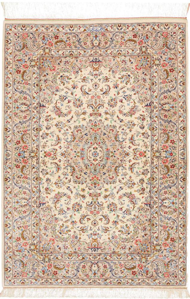 Persisk tæppe Ghom Silke 121x81 121x81, Persisk tæppe Knyttet i hånden