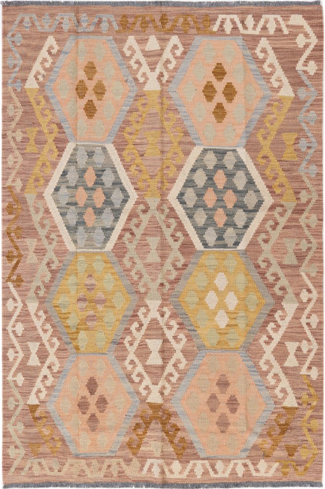 Afghansk tæppe Kelim Afghan 181x122 181x122, Persisk tæppe Håndvævet