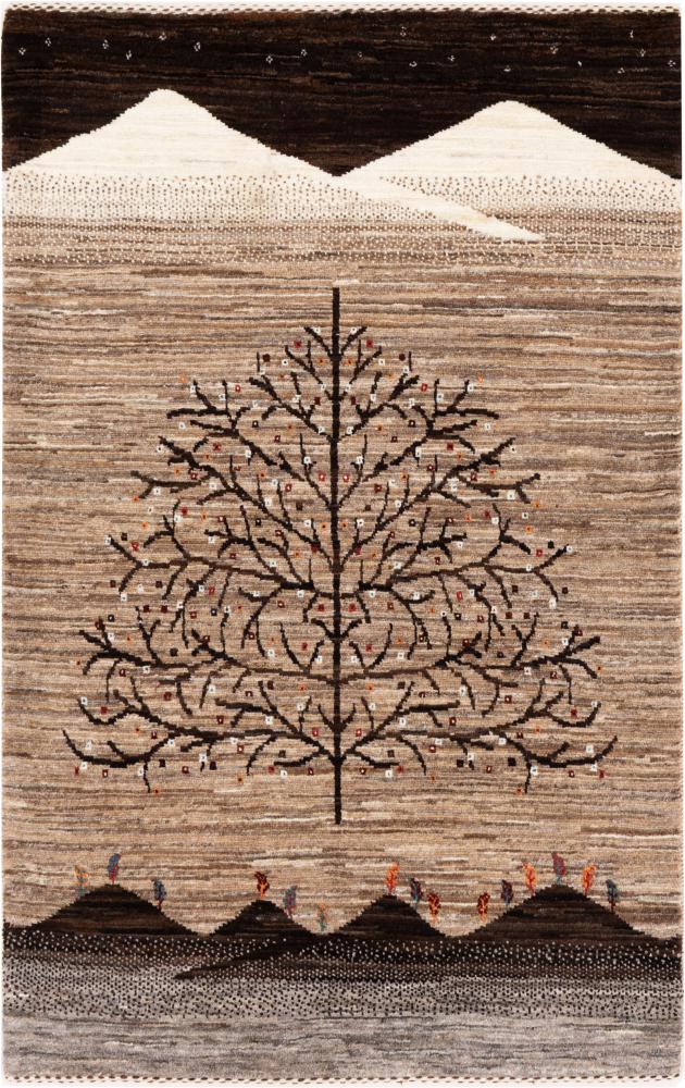 Perzisch tapijt Perzisch Gabbeh Loribaft Tabiibaft 129x85 129x85, Perzisch tapijt Handgeknoopte