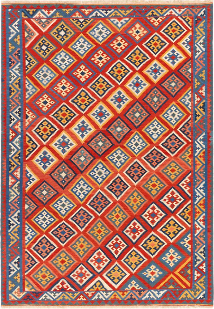 Persian Rug Kilim Fars Ghashghai 292x204 292x204, Persian Rug Woven by hand