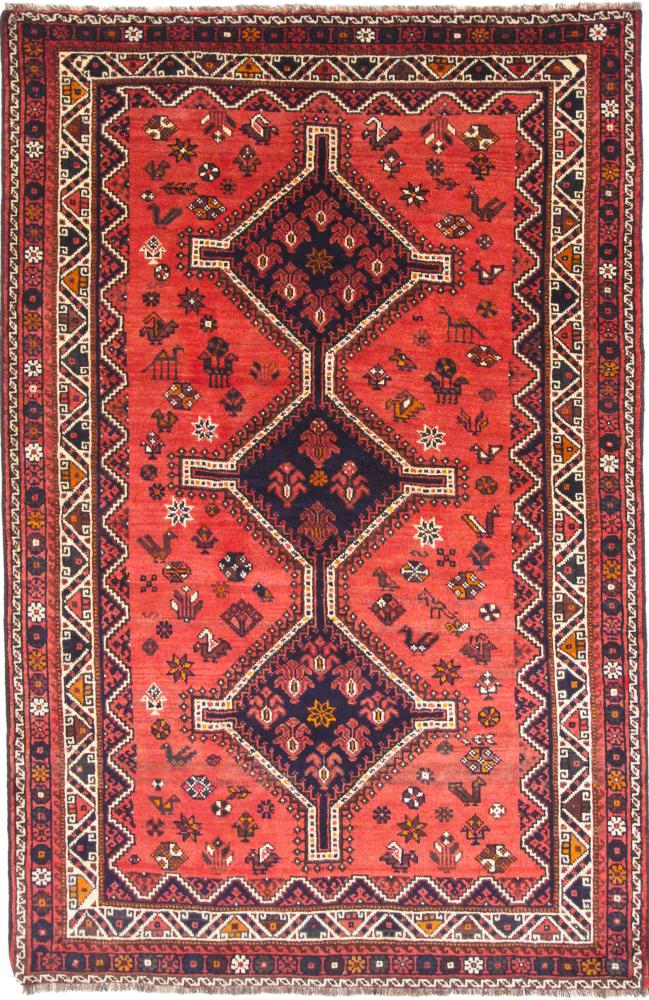 Tapete persa Ghashghai 266x174 266x174, Tapete persa Atado à mão