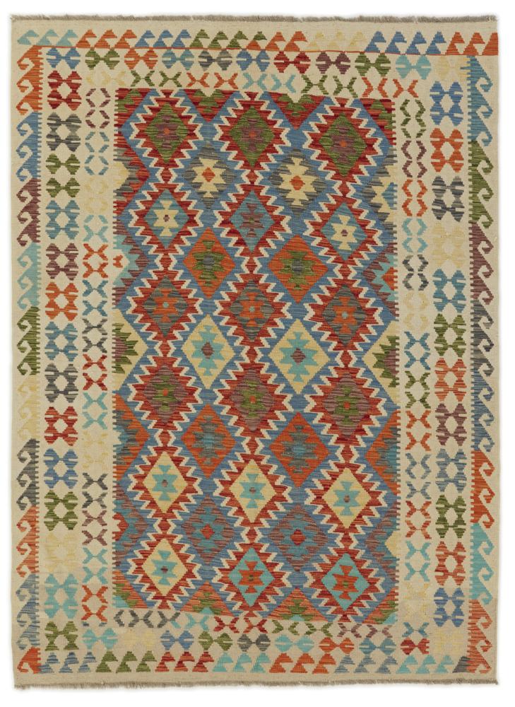 Tapete afegão Kilim Afegão 245x177 245x177, Tapete persa Tecido à mão