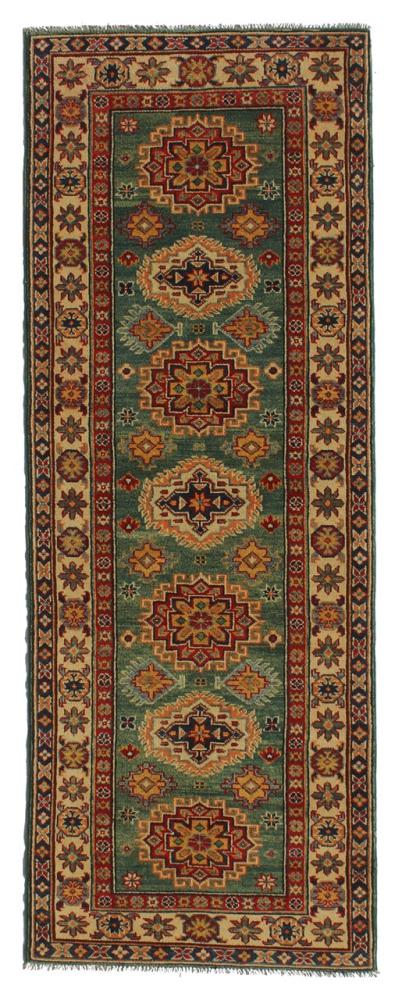 Pakistani rug Kazak 8'0"x2'7" 8'0"x2'7", Persian rug Hand-knotted