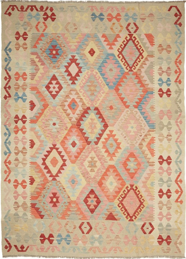 Tapete afegão Kilim Afegão 244x178 244x178, Tapete persa Tecido à mão