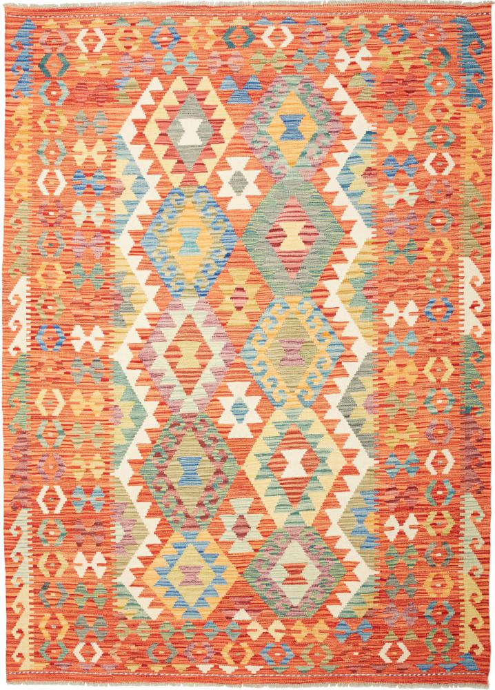Afghaans tapijt Kilim  Afghan 240x171 240x171, Perzisch tapijt Handgeweven