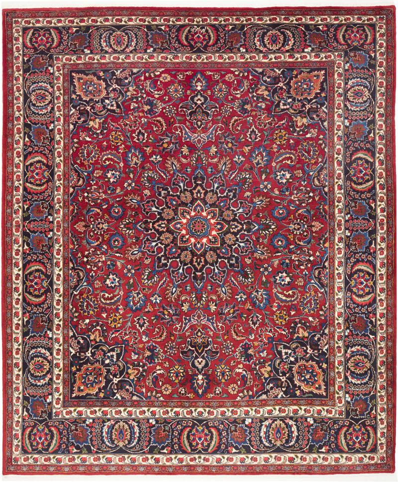 Alfombra persa Mashhad 296x249 296x249, Alfombra persa Anudado a mano