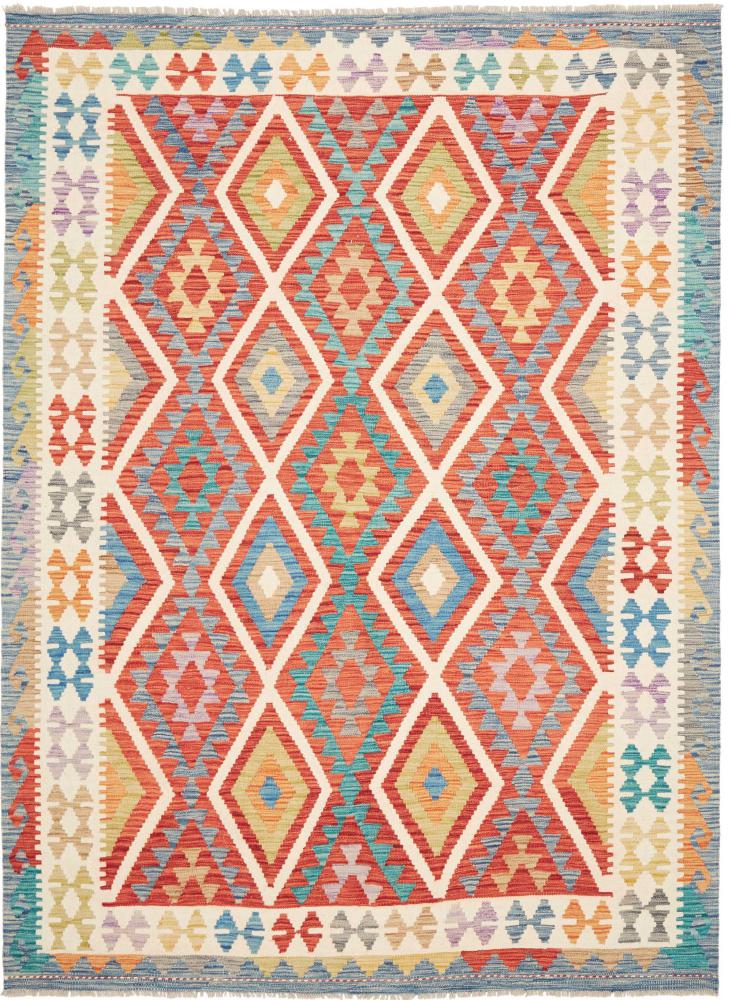 Alfombra afgana Kilim Afghan 242x179 242x179, Alfombra persa Tejido a mano