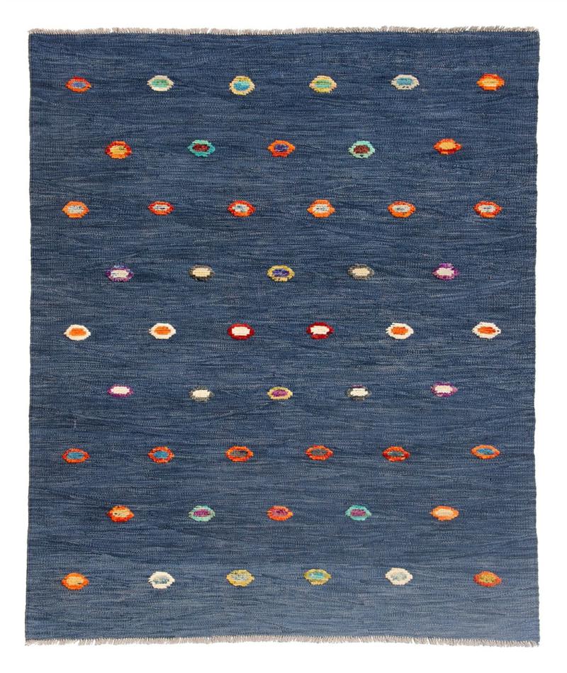 Alfombra afgana Kilim Afghan Nimbaft Edition 198x158 198x158, Alfombra persa Tejido a mano