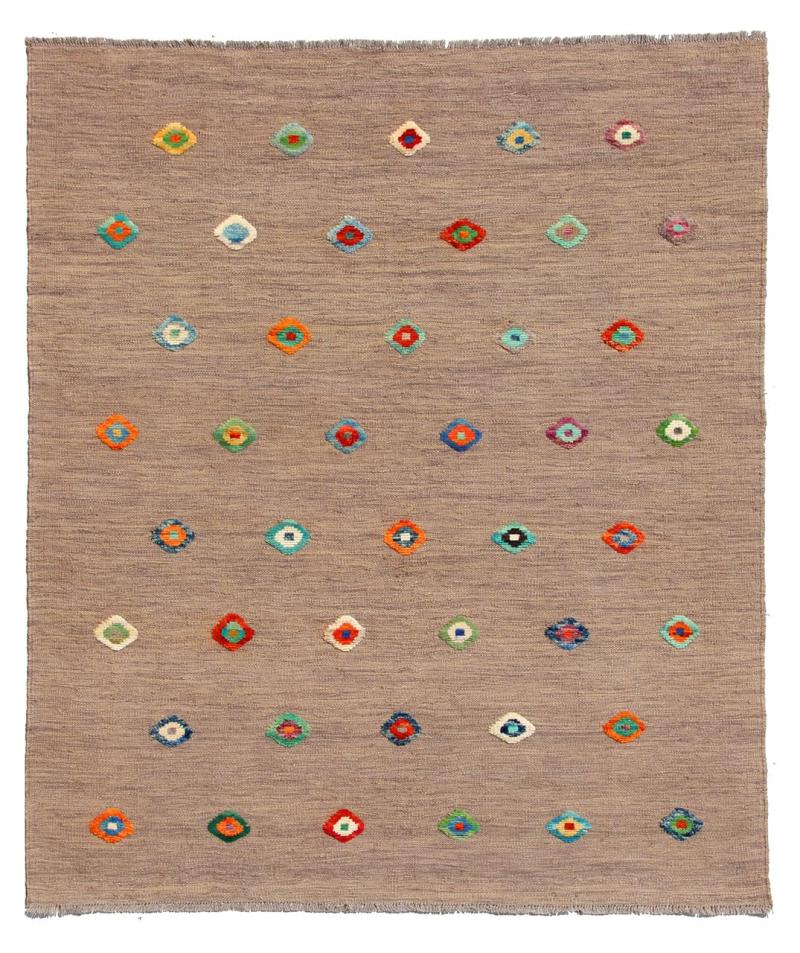 アフガンカーペット キリム アフガン Nimbaft Edition 197x159 197x159,  ペルシャ絨毯 手織り