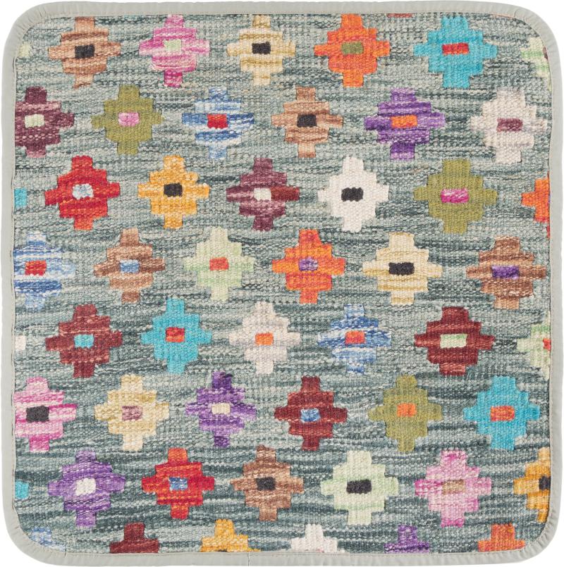 Alfombra afgana Kilim Afghan Funda de Cojín 45x45 45x45, Alfombra persa Anudado a mano