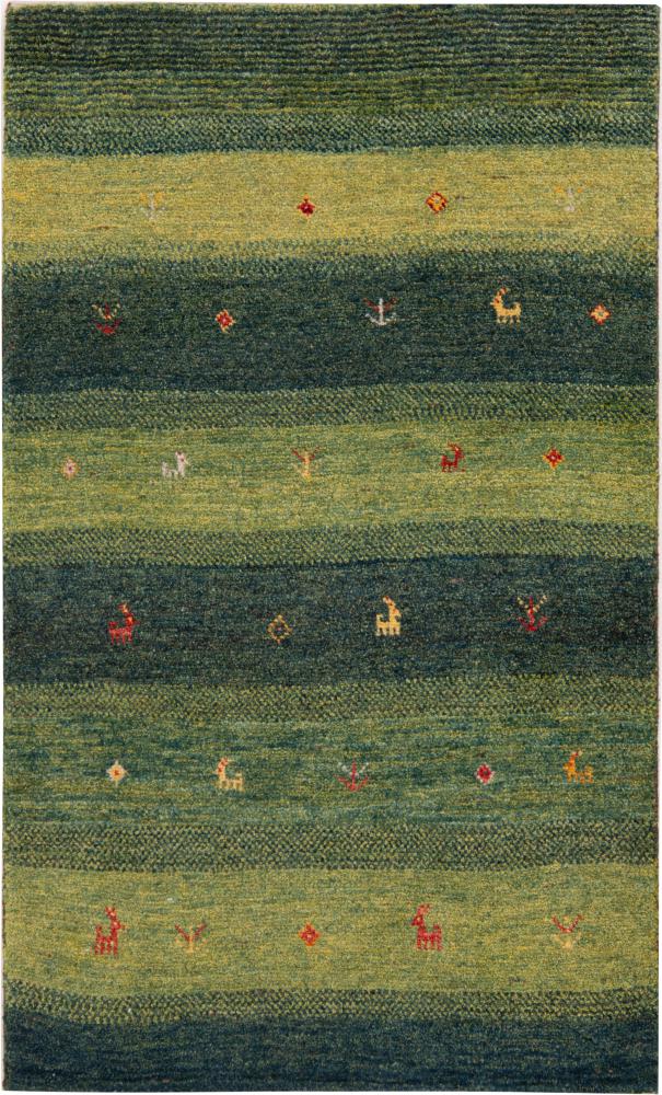 Tapis persan Persan Gabbeh Nomad 131x76 131x76, Tapis persan Noué à la main