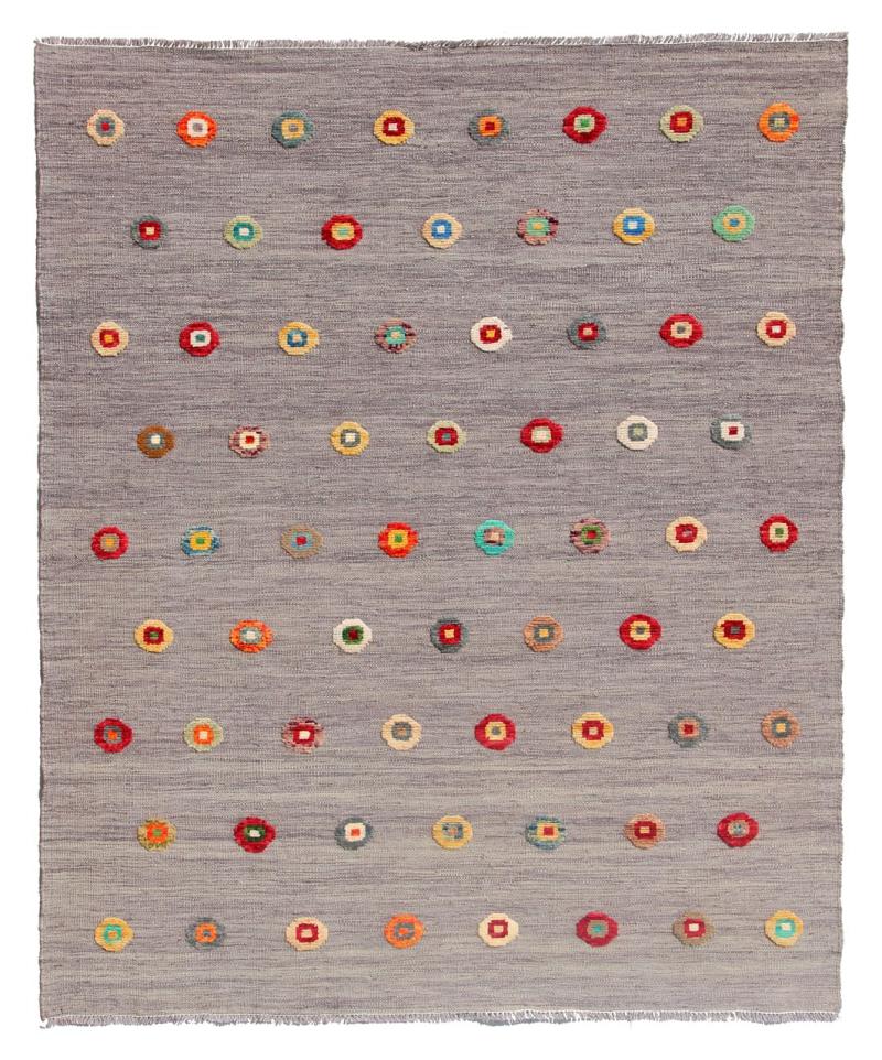 Alfombra afgana Kilim Afghan Nimbaft Edition 197x150 197x150, Alfombra persa Tejido a mano