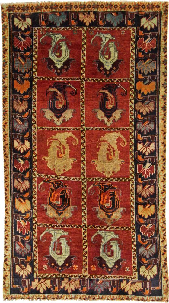 Tapete persa Ghashghai 181x99 181x99, Tapete persa Atado à mão