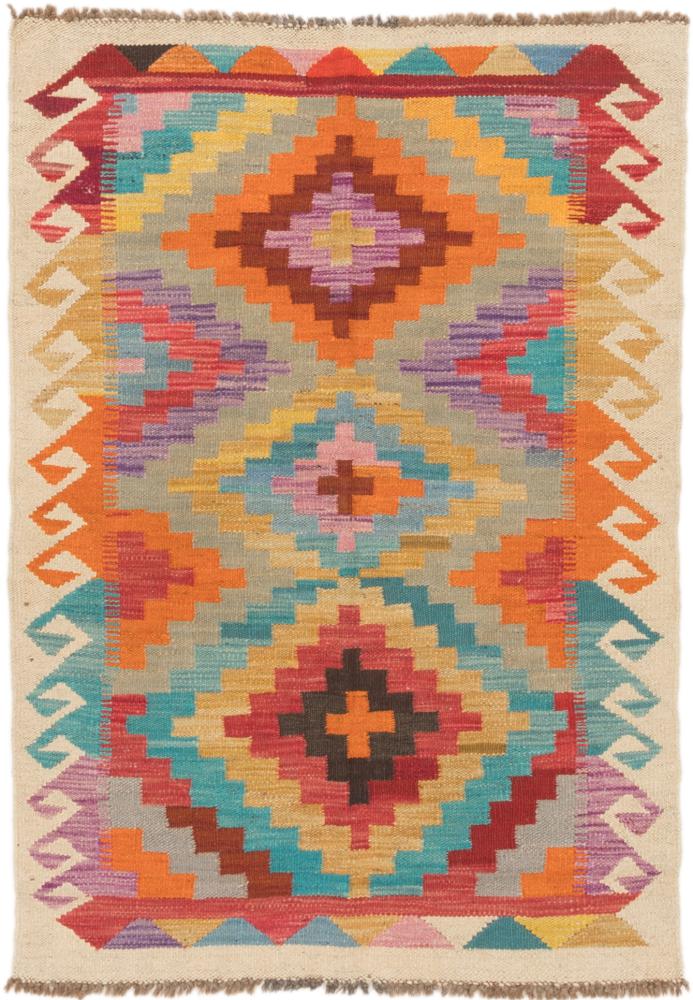 Tapete afegão Kilim Afegão 122x87 122x87, Tapete persa Tecido à mão