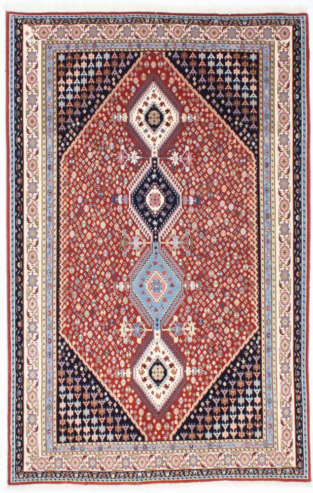 Persian Rug Ghashghai 226x140 226x140, Persian Rug Knotted by hand