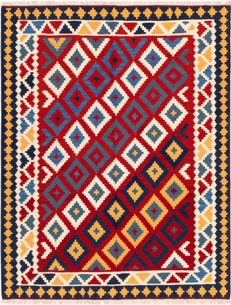 Persian rug Kilim Fars Ghashghai 201x161 201x161, Persian rug Handwoven