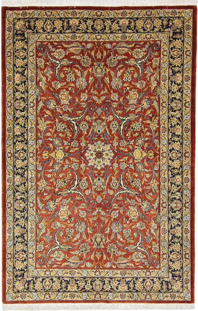 Persian Rug Qum Kork 208x133 208x133, Persian Rug Knotted by hand