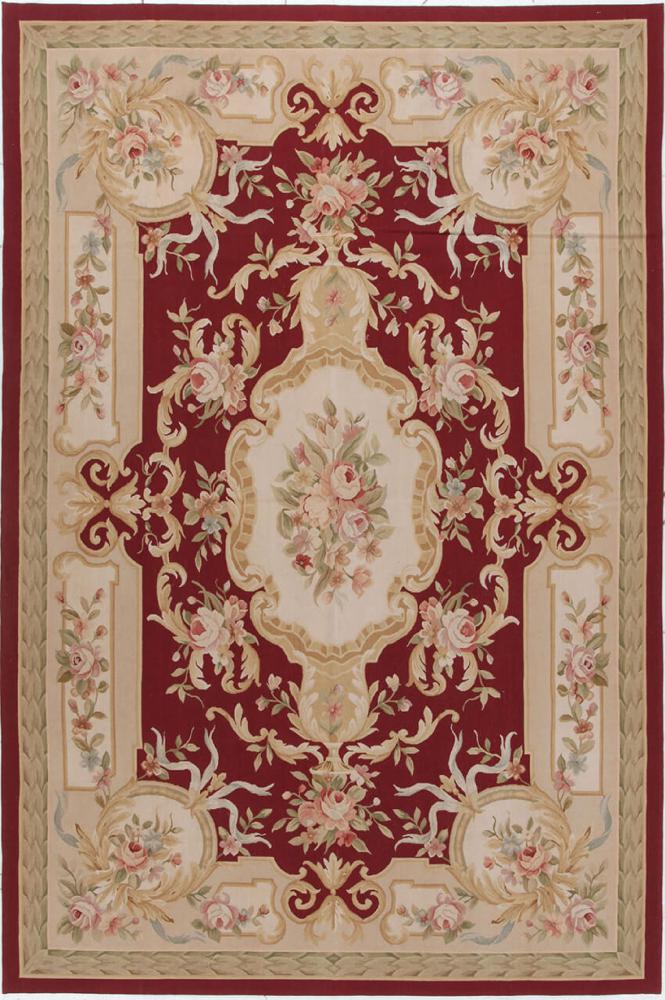 Chinese rug Kilim Aubusson 10'0"x6'6" 10'0"x6'6", Persian Rug Woven by hand