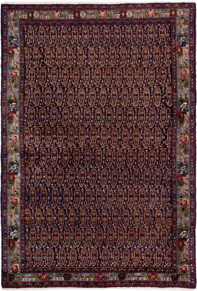 Persian Rug Senneh 187x136 187x136, Persian Rug Knotted by hand