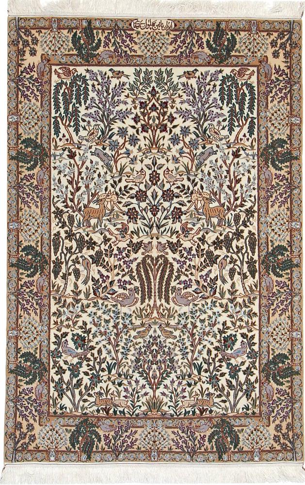 Tapete persa Naim 6La 149x99 149x99, Tapete persa Atado à mão