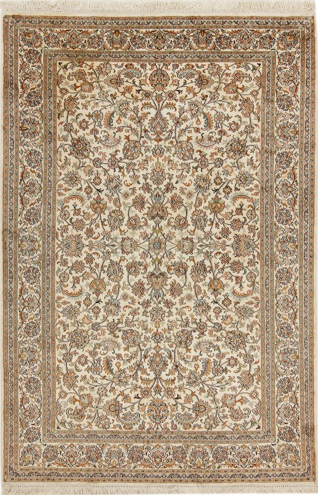 Tapete indiano Kashmir Seda 184x124 184x124, Tapete persa Atado à mão