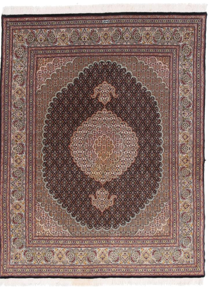 Persian Rug Tabriz Mahi 6'5"x4'11" 6'5"x4'11", Persian Rug Knotted by hand
