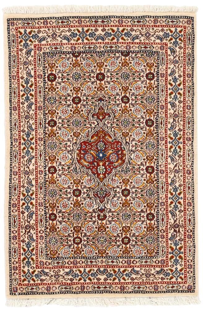 Tappeto persiano Moud Mahi 92x63 92x63, Tappeto persiano Annodato a mano