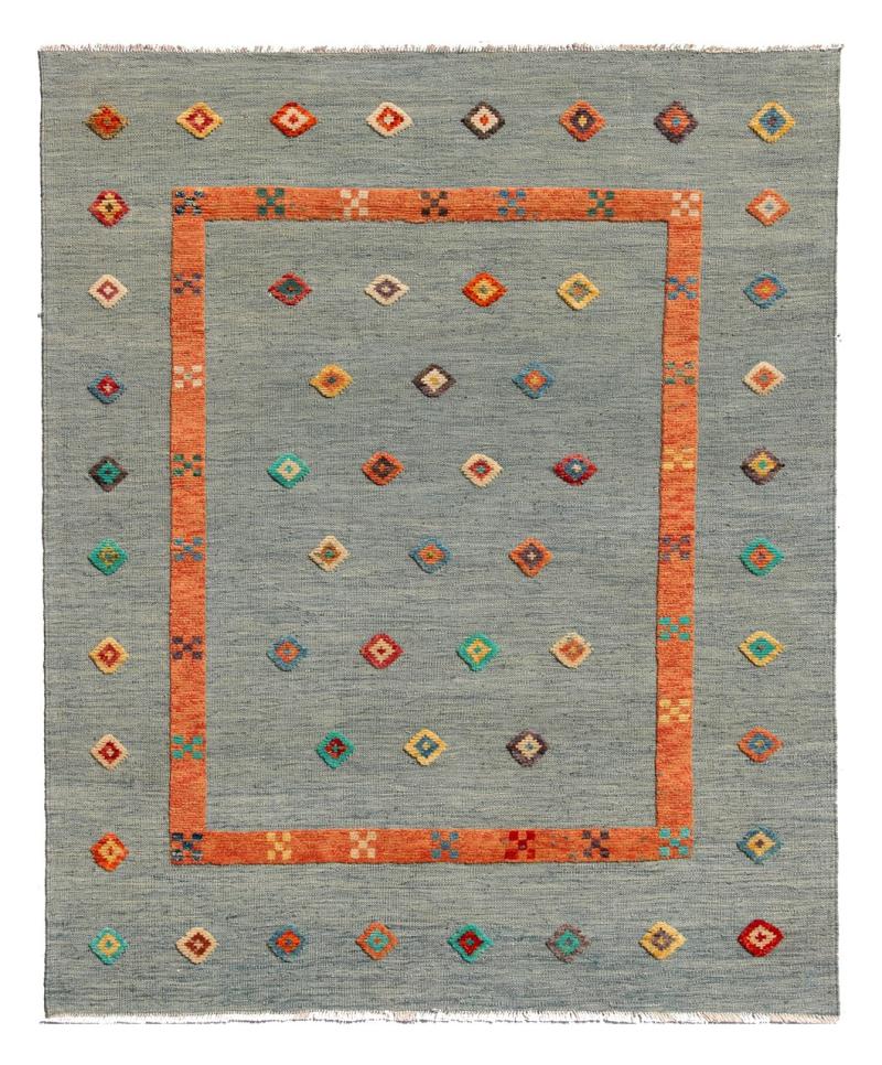 Alfombra afgana Kilim Afghan Nimbaft Edition 199x153 199x153, Alfombra persa Tejido a mano