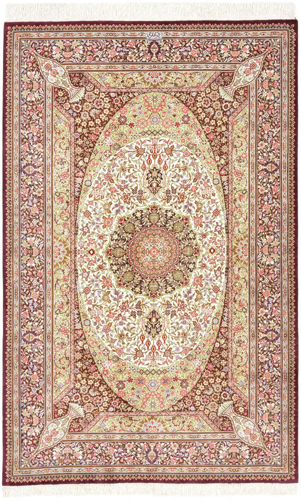 Persian rug Qum Silk 152x98 152x98, Persian rug Hand-knotted