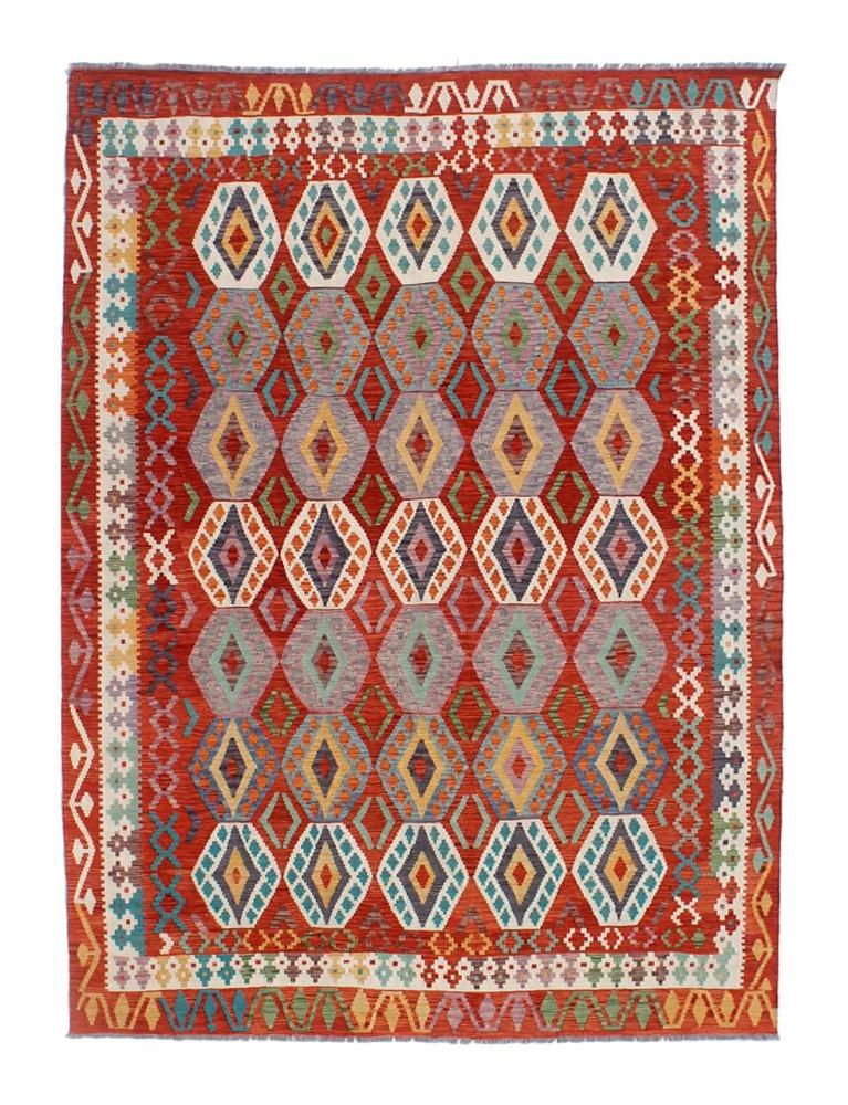 Tapete afegão Kilim Afegão 355x266 355x266, Tapete persa Tecido à mão