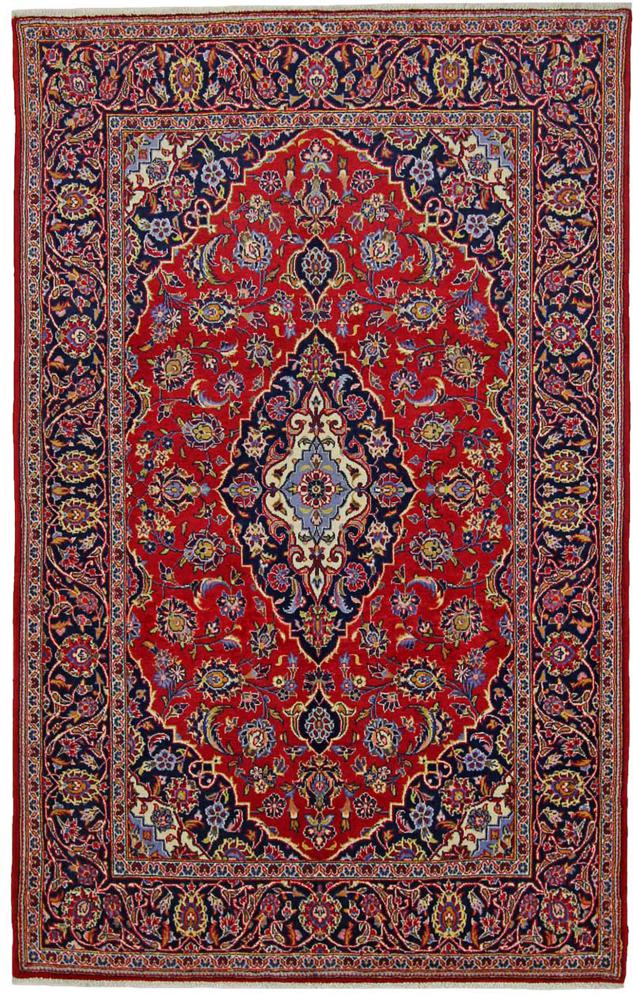 Persisk tæppe Keshan 214x138 214x138, Persisk tæppe Knyttet i hånden